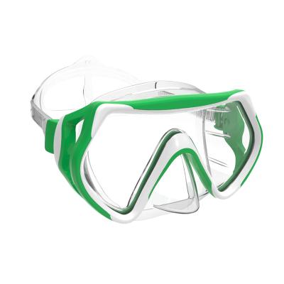 China Hot Selling Swim Scuba Diving Equipment ZLF Child Scuba Mask One-Piece Frame Large View Multicolor Diving Glasses M011 for sale