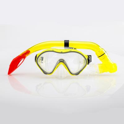 China ZLF Waterproof New Arrival Diving Goggles Snorkel Set PVC Tempered Glass Mask Scuba Diving Waterproof Dry Swimming Adult Snorkeling Set for sale