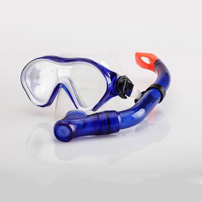 China ZLF Waterproof More Durable Diving Glasses Snorkel Wide Angle Large Frame PVC Waterproof Coloful Diving Goggles Set Snorkel Suit For Adult for sale