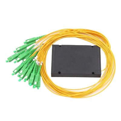 China Fiber optic cassette type splitter G657A1 1X16 SC Apc SC APC 1x2 1X4 1X8 1X16 1X32 1X64 coupler mikro pac coupler networking box PVC mikro pac fiber patch cord manufacturing PLC Splitter Fiber Distribution Splitter for sale