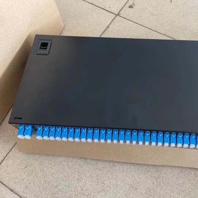 China Telecom 2x32 Rack Mount PLC SC/UPC 19 Inch Passive Fiber Optic Splitter 2x2 2x4 2x8 2x16 2x32 2 2x64 2x128 for sale