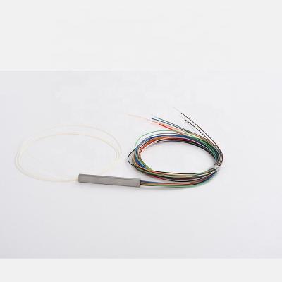 China Fiber Patch Cord Manufacturing Networking fttx Solutions 1/8 Splitter 1*2 1*4 1*8 1*16 1*64 1*128 Color Mini Headless PLC Fiber Optic Splitter connector type for sale