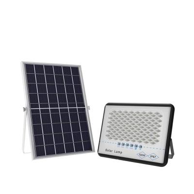 China Garden Smart Flood Light Lamp Lighting 50w 100w 200w 300w Remote Rechargeable Solar Flood Light With Solar for sale