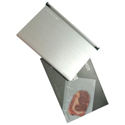 China Factory direct sales frozen food thaw tray Amazon sales viable aluminum hot thaw dish for sale