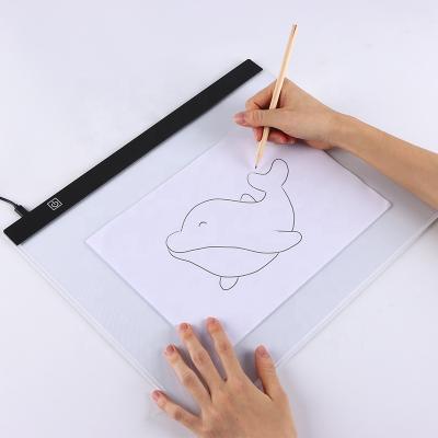 China Discovery Drawing Ultra Thin Portable Dimming Acrylic Drawing Light Box A3 LED Panel Protection Discovery Table Acrylic Light Box for sale