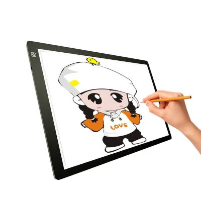 China 3 Levels Shine 3 Newest JSK A2 Levels Shine Led Light Pad For Kids Mapping Drawing Practice Diving Magic Board Dipped Art Board for sale