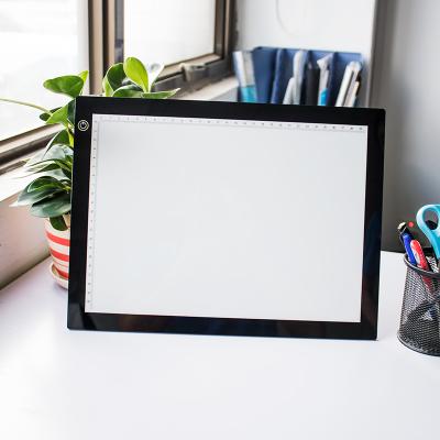 China 3 Levels Shine 3 Level A4-6A USB Flash Powered A4 Animation Drawing Tracing LED Light Pad With Ruler for sale