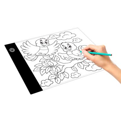 China USB USB Led Jsk A5-1 LED Light Box Educational Ultra-thin Toy Children's Sketch Pad Sketch Pad A5 Board Discovery Pad for sale