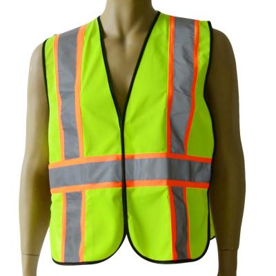 China Traffic Safety Reflective Vest Workplace Safety Long Sleeve Vest Fluorescent Safety Vests ANSI Class 2 for sale