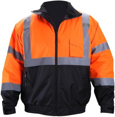 China hi Vis Safety Construction Winter Jacket Custom Self-Protective Reflective Jacket for sale