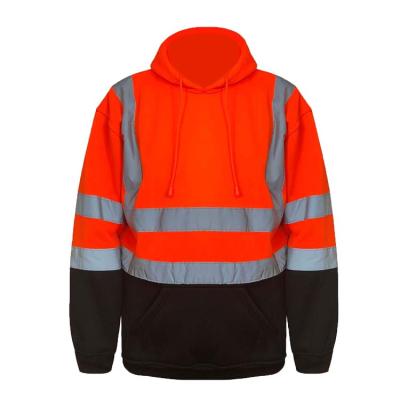 China Hi Force ZUJA Road Racing Orange Fleece High Visibility Hoodie for sale