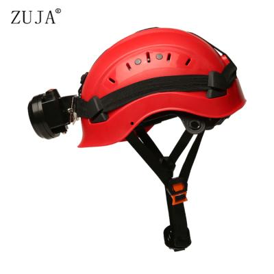 China Workplace Safety ZUJA Factory Mining Safety Cap Miners Lamp Safety Helmet for sale