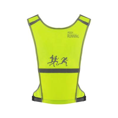 China LED FLASH ZUJA SNAPSHOT Adjustable Running Safety Flashing Reflective Vest for sale