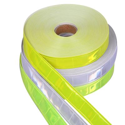 China High Visible PVC Warning Clear Warning Reflective Tape For Clothing for sale