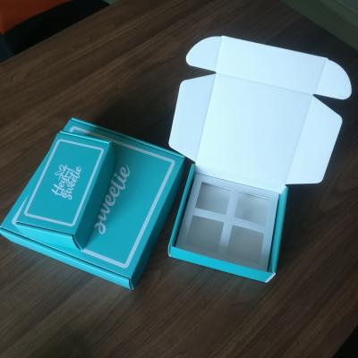 China Recyclable Eco Friendly Cosmetic Mailing Box Corrugated Packaging Cardboard Mailing Box With Insert for sale