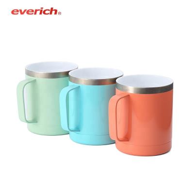 China High Quality 14ozHot-selling BPA Free Healthy Handle Vacuum Healthy Ceramic Inner Paint Mug for sale