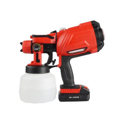 China Professional Handheld Cordless Igniting Paint Spray Gun Battery Spray Gun Machine Dual Nozzle Paint Sprayers for sale