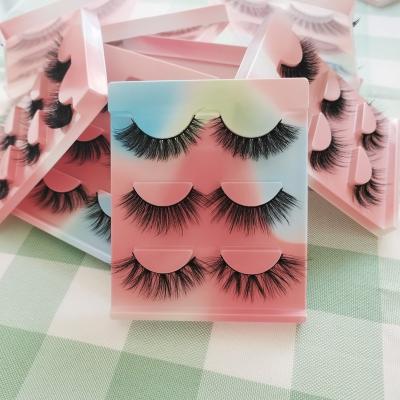 China Vegan Silk Lashes With Logo Fake Eyelash Custom Made 50 Packs Packing Box For False Eyelashes for sale