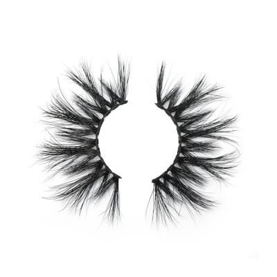 China Wholesale Comfortable Lashes Full Lashes 25Mm Fluffy Strip Mink Eyelash 100% 3D Mink Eyelashes Vendor 3D Mink Lashes for sale