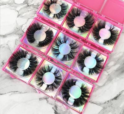 China Comfortable Wholesale Real Fluffy Eyelashes 3d 5d 6d Mink Lashes With Private Label for sale