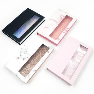 China Flip Up Box 25mm Multi Chain Packaging Heart Lash Cases Mink Eyelash Packaging Box 2022 New Trend Eyelash Lashes for sale