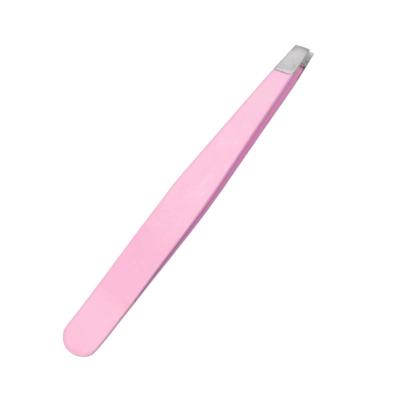 China New Arrival Custom Logo Eyelash Tweezers Professional Use Stainless Steel Eyebrow Tweezers For Makeup for sale