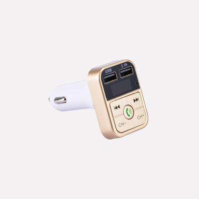 China Blue Tooth 5.0 Stereo FM Transmitter for Car, Handsfree Call Dual USB Fast Charging Car Charger, Wireless Car FM Radio Transmitter for sale