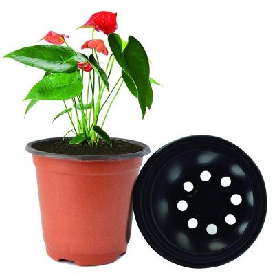 China Custom Wholesale Cheap Plastic Pots Nursery Office Garden Plant Nursery Pot Flower Pot Planter for sale