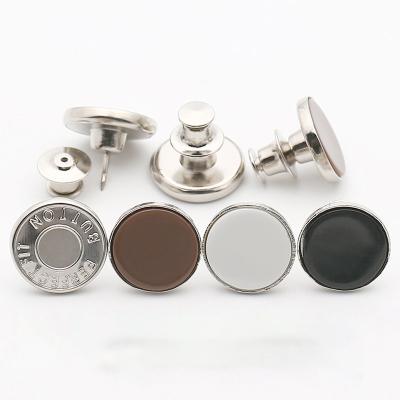 China Nickel Free Button Pins For Jeans , Pants Button Snap Pins Buttons Jean Button For Pants Fashion Jeans Dangle Crafts DIY , Easy To Use And N for sale