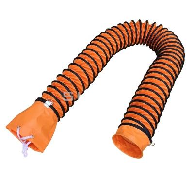 China Building Fire/Water/UV Heavy Duty Ventilation Air Hose Ventilation Fan Flexible PVC Spiral Air Duct for sale