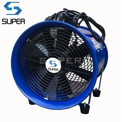 China Lightweight Blue Color Industrial Metal Axial Ventilation Fan Exhaust Fans for sale