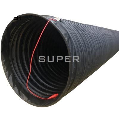 China Fire/Water/UV Resistant/Anti Static Fire Rated And Explosion Proof PVC Flexible Air Duct For Negative Pressure for sale