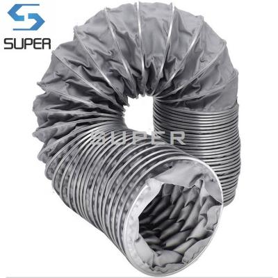 China Fire Resistant / UV Resistant Fiberglass Material Air Exhaust Heating Pipe 350mm for sale