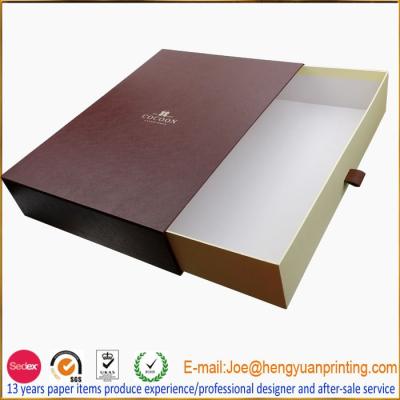 China Recyclable luxury large drawer lingerie packaging box customized box for clothes packaging bikini packaging box CH476 for sale