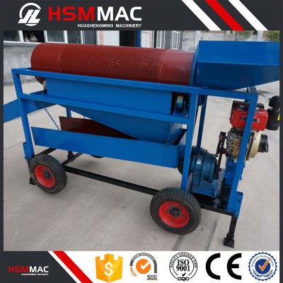 China Alluvial gold washing and municipal solid waste gold trommel sorting scrubber for sand and gravel washing plant for sale