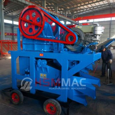 China Crushing all kinds of factory price diesel engine small stone jaw crusher diesel for sale for sale