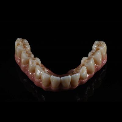 China Vaste herstelwerkzaamheden Volle boog Zirconia Implantatie brug Tandenprothese Te koop