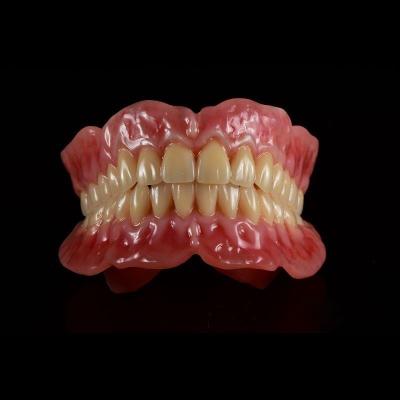 Cina Sorriso rimovibile Dentiera completa acrilica completa personalizzabile in vendita