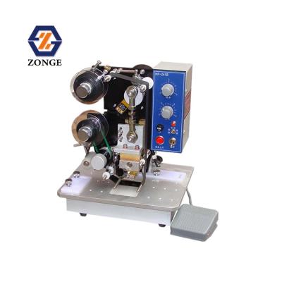 China Easy Operation Factory Price Manufacturer Hand Pressure HP-241B Color Ribbon Stamping Label Date Coding Foil Printing Machine for sale