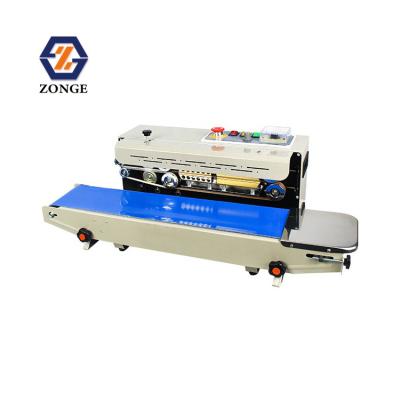 China FR-900 Continuous Automatic Horizontal Beverage Band Sealer Bag Sealing Machine For PVC Bags Films for sale