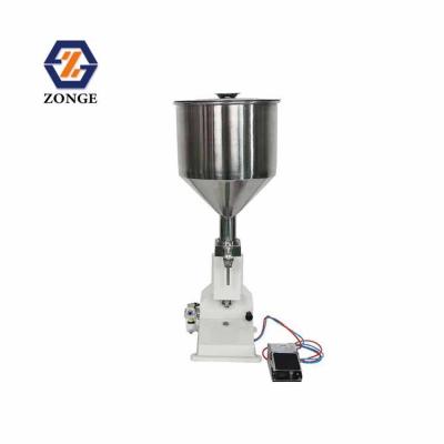 China A02 Pneumatic Liquid Food Paste Filling Machine For Cosmetic Cream Shampoo Filler for sale