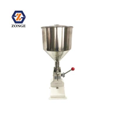 China A03 Manual Food Paste Polish Food Processor 5-50ml Vial Filler Sauce Jam Nail Bottle Honey Liquid Filling Machine Cream for sale