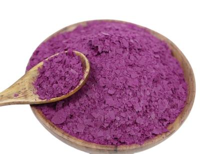 China Dry Centrifugation Dried Purple Sweet Potato Flakes Powder for sale