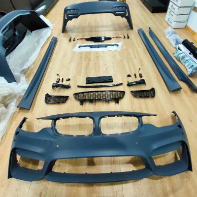 China 4Series F32 to M4 body kit full set pp matrial with front bumper side skirt rear bumper 2 door made in Taiwan M4 body kit 4 Coupe (F32 for sale