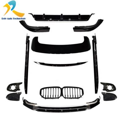 China High quality pp car retrofit kit for X5 G05 MP style body parts with corner and rear diffuser for sale