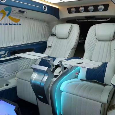 China Luxury car power table RELY 2022 AUTO PARTS Maybach auto tuning butterfly manual hidden folding table for van w447/vito/v-class/v-klasse/metris for sale