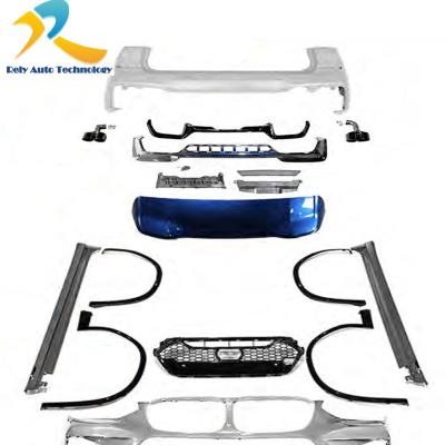 China X3 F25 M-TE Plastic Body Kit For X3 F25 AT MT Style With Front Bumper Grille Above Shock Absorbers And After 2014 Y Rear Bumper PP Material for sale