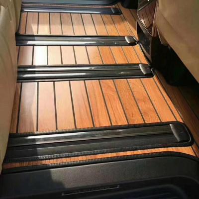 China 2019 Hotsale Luxury Car Wood Flooring Customized Car Wood Flooring For Luxury Van MPV for sale