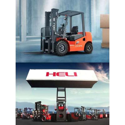 China HELI Forklift k series of machinery repair shops three tons, two sections and three meters with full self cylinder (automatic wave) for sale