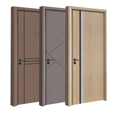 China China Wpc Waterproof Soundproof Hotel Door Waterproof Solid Pvc Interior Wood Doors For Room for sale